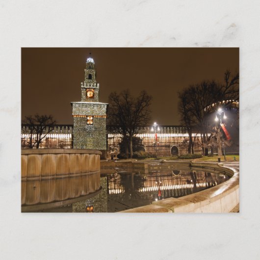 Carte Postale Le Château de Milan (Devant)