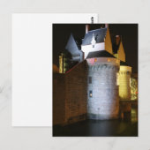 Carte Postale Le château de Nantes (Devant / Derrière)