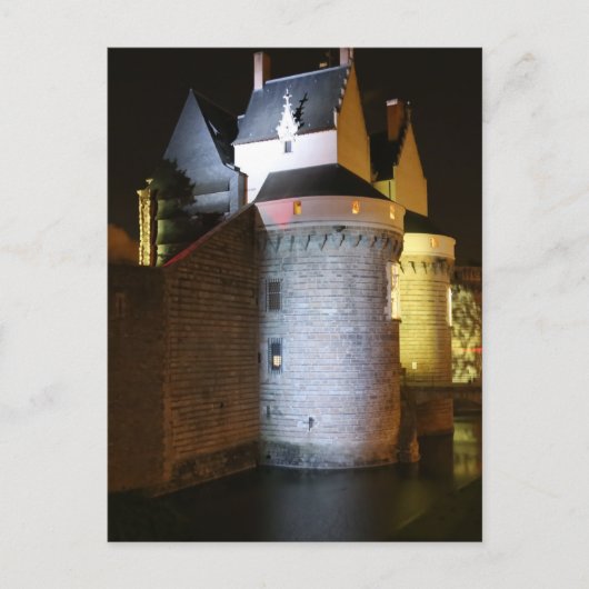 Carte Postale Le château de Nantes (Devant)