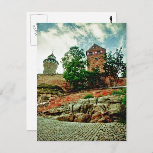 Carte Postale Le château de Nuremberg (Devant / Derrière)