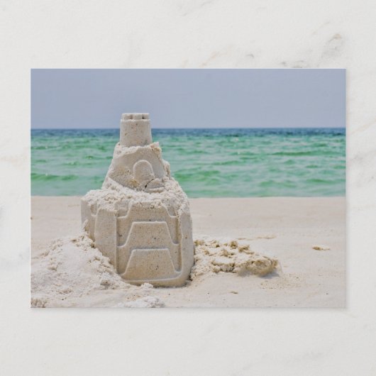 Carte Postale Le château de sable de Floride (Devant)