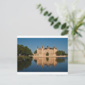 Carte Postale Le château de Schwerin en Allemagne (Debout devant)