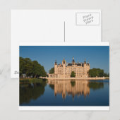 Carte Postale Le château de Schwerin en Allemagne (Devant / Derrière)