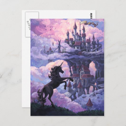 Carte Postale Le château de Unicorn (Devant / Derrière)