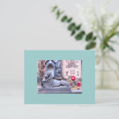 Carte Postale Le château d'Édimbourg (Debout devant)