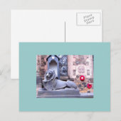 Carte Postale Le château d'Édimbourg (Devant / Derrière)