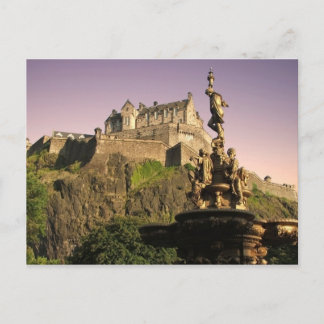 Carte Postale Le château d'Édimbourg