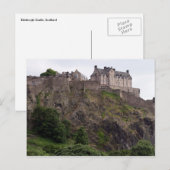 Carte Postale le château d'edinburgh (Devant / Derrière)