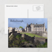 Carte Postale le château d'edinburgh scots (Devant / Derrière)