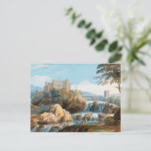 Carte Postale Le château d'Orsini | Giovanni Battista Busiri (Debout devant)