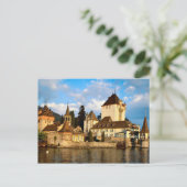 Carte Postale Le château du Lakeside (Debout devant)