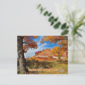 Carte Postale Le château du parc national de Capitol Reef, Utah (Debout devant)