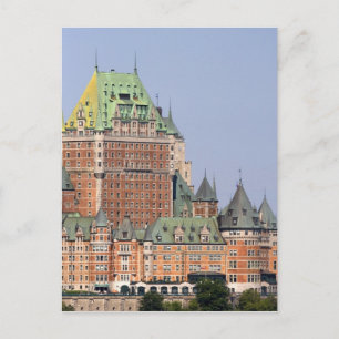 Carte Postale Le Château Frontenac à Québec, Canada.