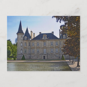 Carte Postale Le Château Pichon Longueville Baron et l'étang