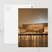 Carte Postale Le Château Royal, Stockholm Suède (Devant / Derrière)