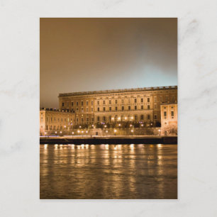 Carte Postale Le Château Royal, Stockholm Suède