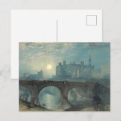 Carte Postale Le château William Turner Alnwick (Devant / Derrière)