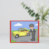 Carte Postale Le Chauffeur (Debout devant)