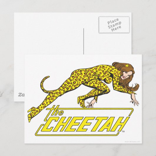 Carte Postale Le Cheetah (Devant / Derrière)