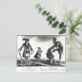 Carte Postale Le chef des Savages à l'échelle de son ennemi (Debout devant)