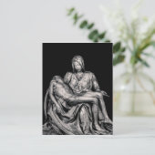 Carte Postale Le chef-d'oeuvre de Michel-Ange La Pieta Sculpture (Debout devant)