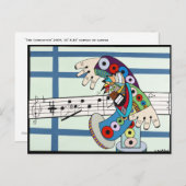 Carte Postale "Le chef d'orchestre" par Ruchell Alexander (Devant / Derrière)