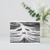 Carte Postale Le chef du Léviathan (surréalisme noir et blanc) (Debout devant)