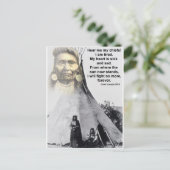 Carte Postale Le chef Joseph m'entends (Debout devant)