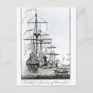 Carte Postale Le Cheikh ou gouverneur du Mozambique