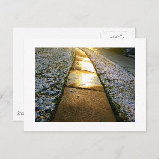 Carte Postale Le chemin (Devant / Derrière)