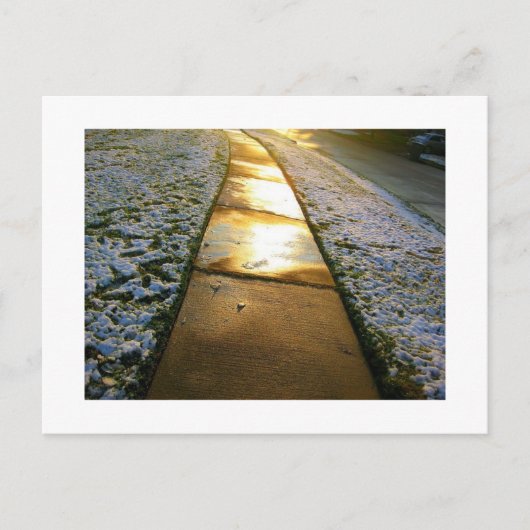 Carte Postale Le chemin (Devant)