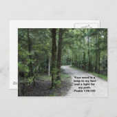 Carte Postale Le chemin (Devant / Derrière)