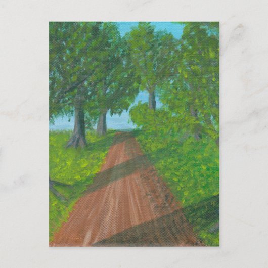 Carte Postale Le chemin (Devant)