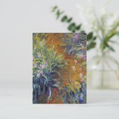 Carte Postale Le chemin à travers les iris par Claude Monet (Debout devant)