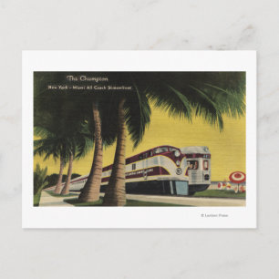 Carte Postale Le Chemin de fer Champion, à New York
