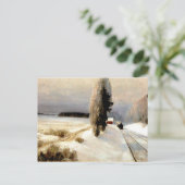 Carte Postale Le chemin de fer près de la gare de Tarusa (Debout devant)