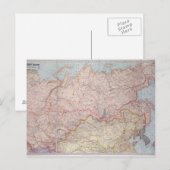 Carte Postale Le chemin de fer sibérien (Devant / Derrière)