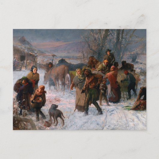 Carte Postale Le chemin de fer souterrain par Charles T. Webber  (Devant)