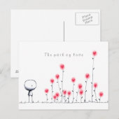 Carte Postale Le chemin de l'amour (Devant / Derrière)