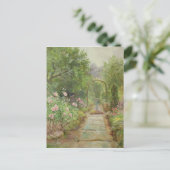 Carte Postale Le chemin du jardin (Debout devant)