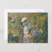 Carte Postale Le chemin du jardin | Frederick Carl Frieseke (Devant / Derrière)