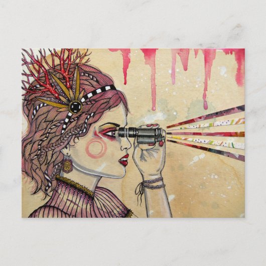 Carte Postale Le chercheur (Devant)