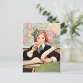 Carte Postale Le chercheur (Debout devant)