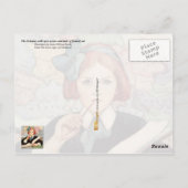 Carte Postale Le chercheur (Dos)