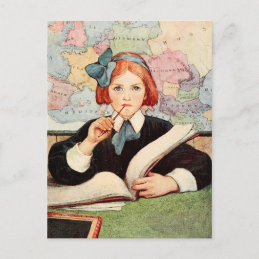 Carte Postale Le chercheur (Devant)