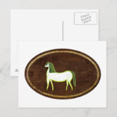 Carte Postale Le Cheval 2009 (Devant / Derrière)