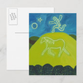 Carte Postale Le Cheval Blanc à Somerset 2011 (Devant / Derrière)