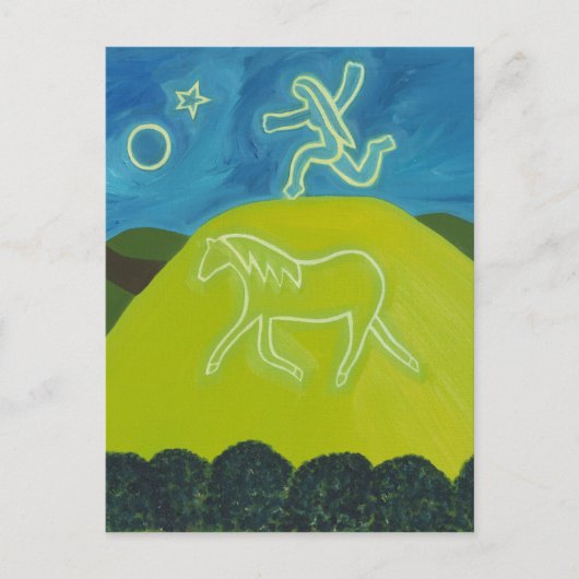 Carte Postale Le Cheval Blanc à Somerset 2011 (Devant)