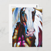 Carte Postale Le Cheval de Peinture (Devant / Derrière)