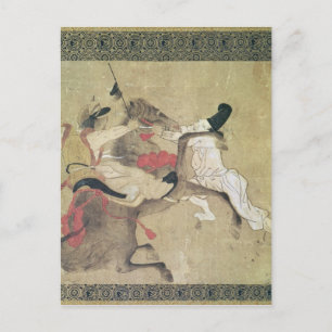 Carte Postale Le cheval en colère